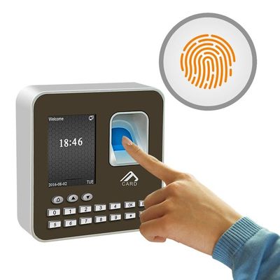 TFT LCD RFID 카드 2.4 &quot; 지문 참석 기계 클라우드 소프트웨어
