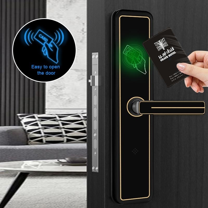 현명한 인식기 RFID 카드 도어 록 호텔룸은 호텔을 위한 알루미늄합금을 잠급니다
