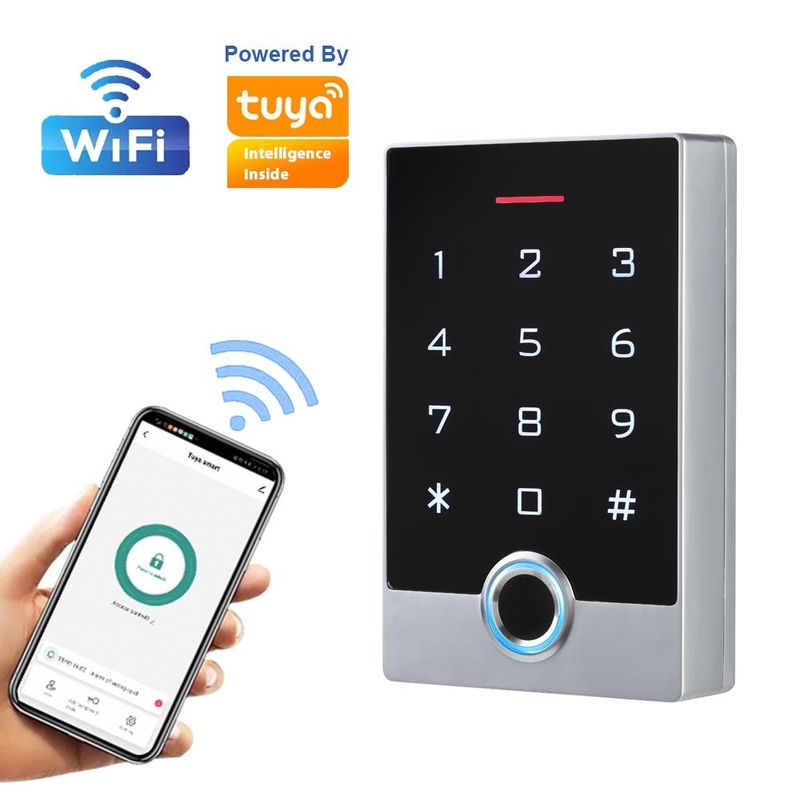 RFID 카드 지문 문 접근 제어 시스템 IP68 방수 독립형 키패드
