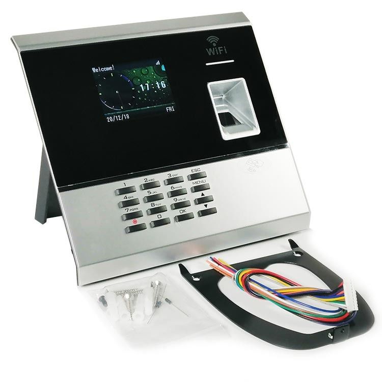 LCD SIM 와이파이 무선 전신 1.25 킬로그램 지문 참석 기계