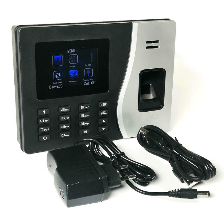 카드 비밀번호 9V LCD 지문 타임즈 지 출석 시스템