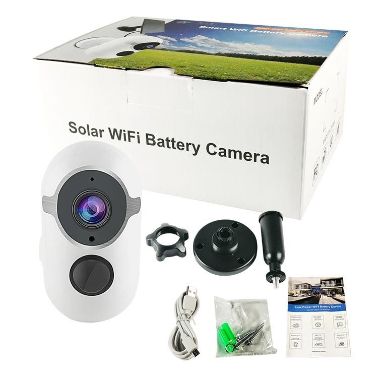 Solar Panel 1080p Mini Wifi Camera Home Use Wireless Hidden CCTV