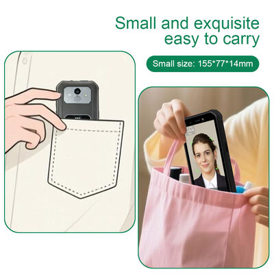 4G 휴대용 옥외 안드로이드 안면 인식 출퇴근 기록기