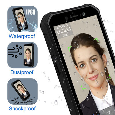 휴대용 시간 출석 시스템 안드로이드 생체인식 얼굴 인식 단말기