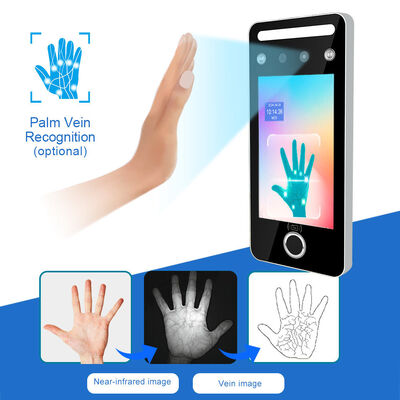 5인치 터치 스크린 멀티 모드 프로페셔널 얼굴 지문 RFID 액세스 제어 기계 RS485