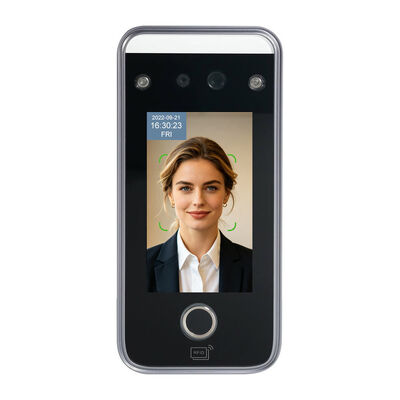 고성능 얼굴 지문 인식 4.3인치 다중 인증 방식 QR/RFID/비밀번호 보안 출입 통제