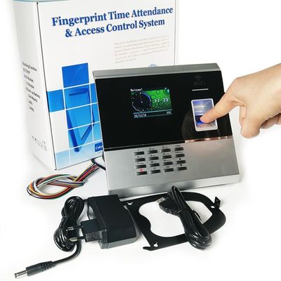 LCD SIM 와이파이 무선 전신 1.25 킬로그램 지문 참석 기계