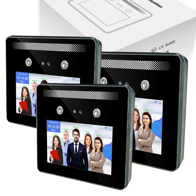 동적인 5.0 인치 얼굴 인식 기계 RoHS 시간 출석 접근 제한 체계