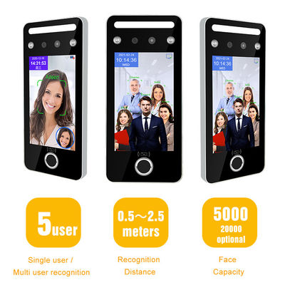다중 사람 무선 생체 인식 얼굴 출석 기계 액세스 제어 시스템