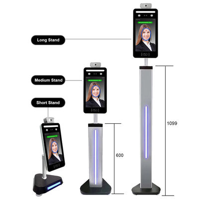 웹 소프트웨어 QR 코드 와이파이 온도 검출 표면 인식 액세스 제어 장치