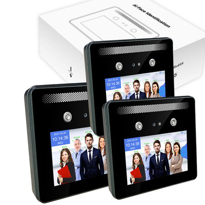 5 인치 다중 사람 얼굴 인식 출석 기계 직원 시간 시계