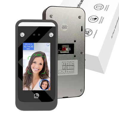 리눅스 3.10 4.3 인치 얼굴 생물 측정학 출석 시스템 AI 접근 제어