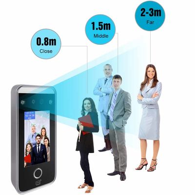 4.3 " IPS 지문 출석 시스템 272x480 터치 스크린 얼굴 인식장치